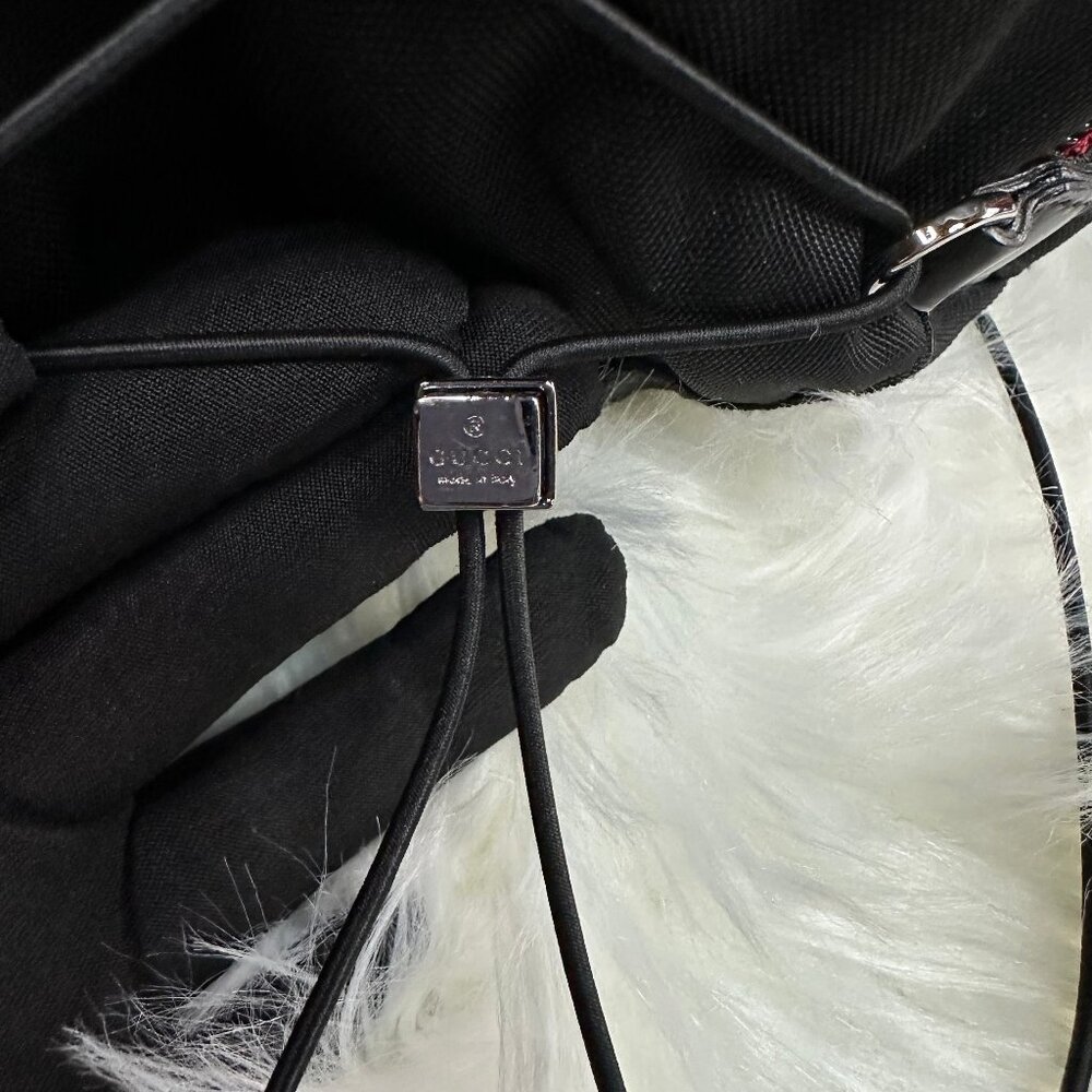 ❌SOLD❌ Authentic Gucci Sherry Line Web Nylon Backpack - Picture 8 of 15